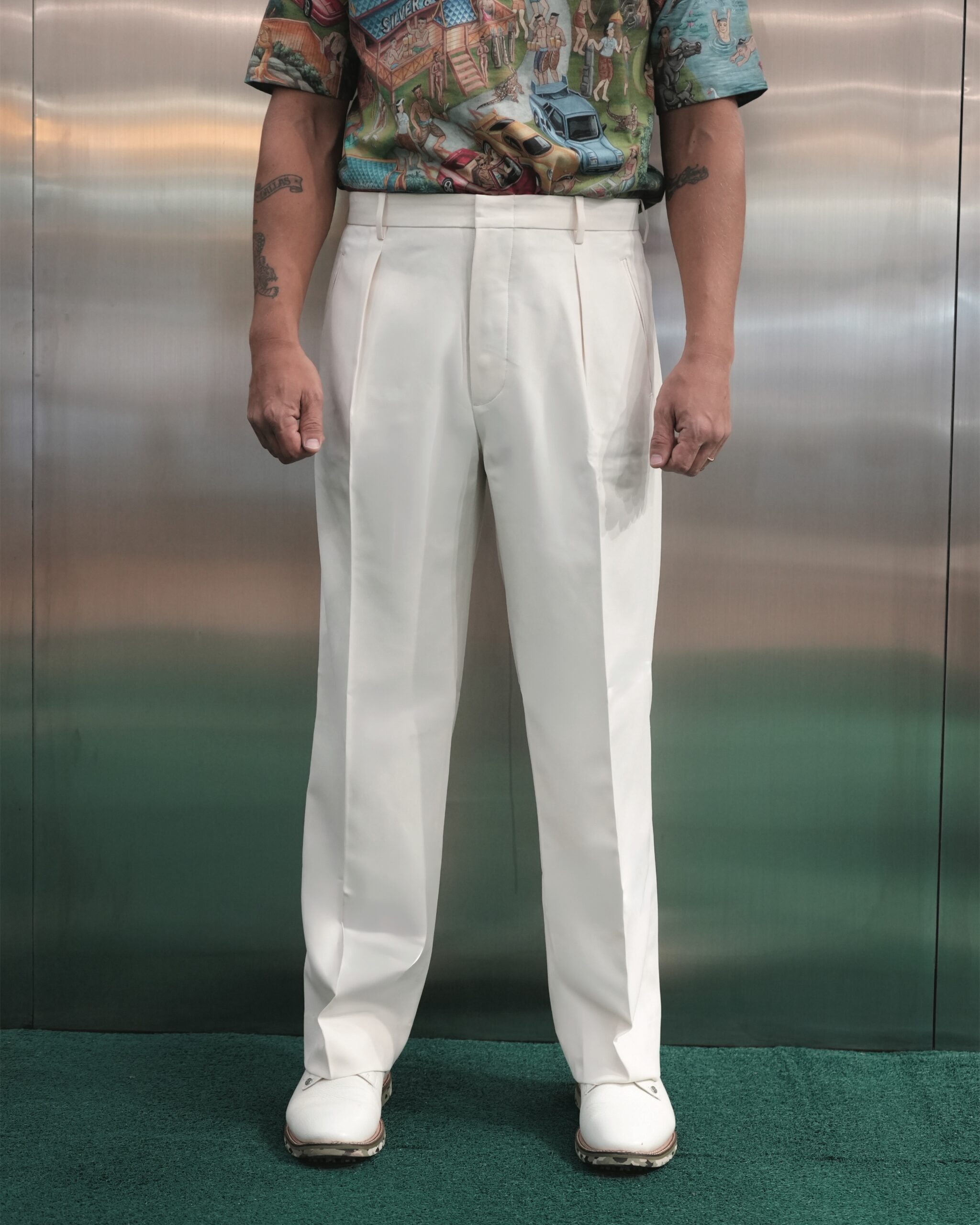 GOLF TROUSERS - WHITE