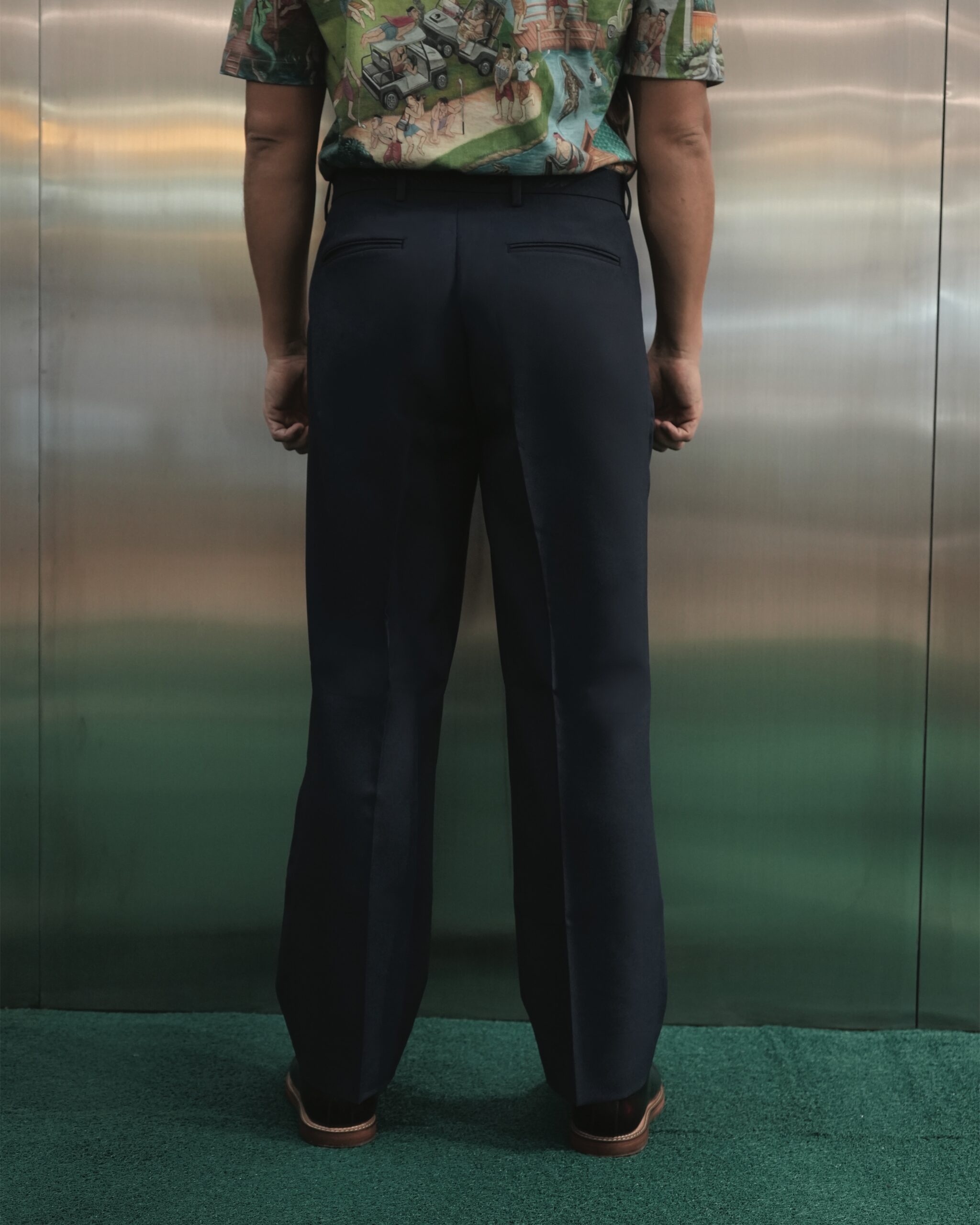 GOLF TROUSERS - NAVY - Image 2