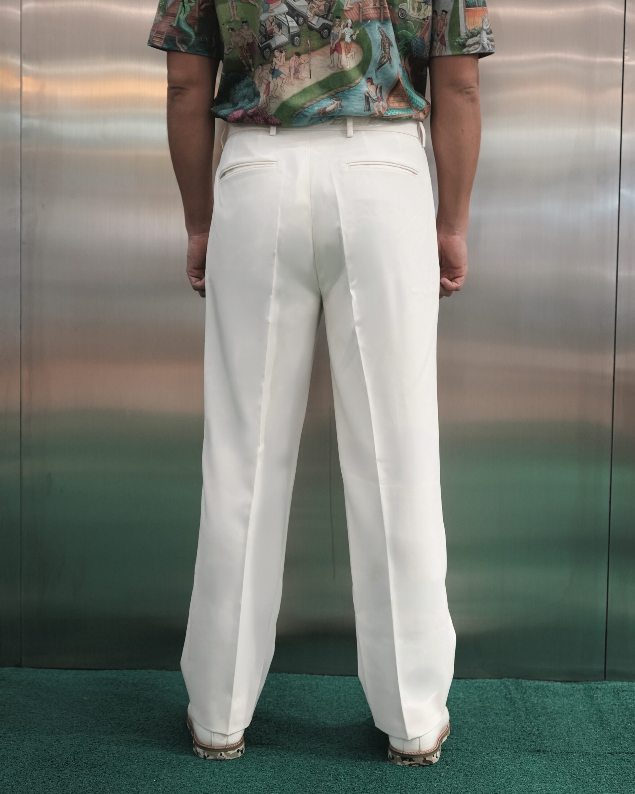 GOLF TROUSERS - WHITE - Image 2