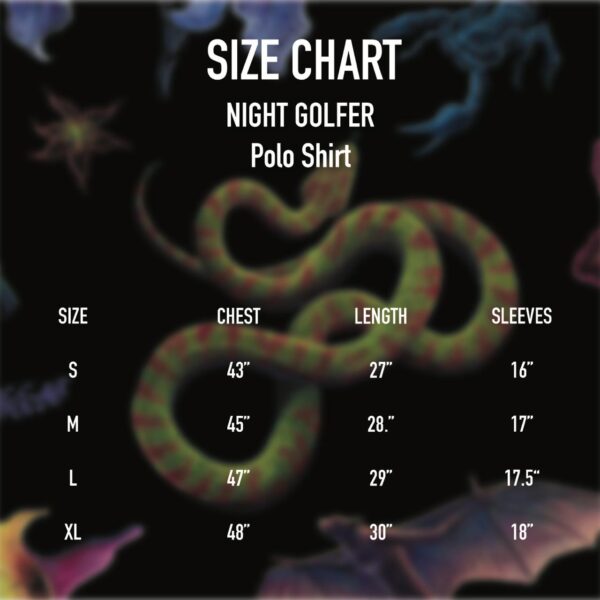 NIGHT GOLFER  Polo Shirt - Image 4